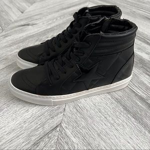 Steve Madden Trevin Black High Top Sneakers